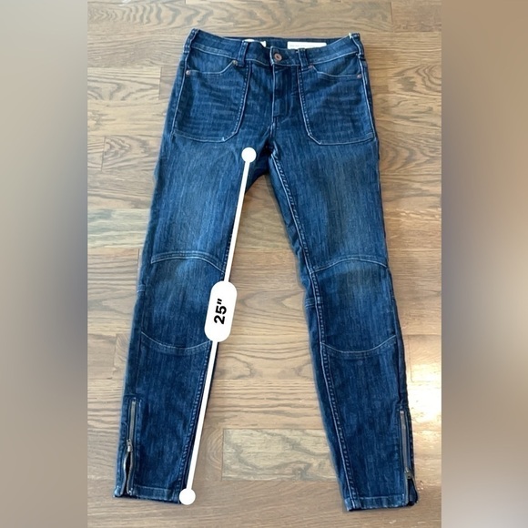 Pilcro & the Letterpress High-rise dennin legging Jeans with Patch Pockets - Picture 11 of 11